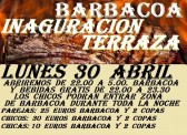 Apertura de la Terraza con Barbacoa